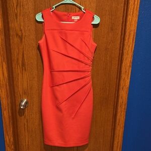 Calvin Klein Women's Coral Mini Dress